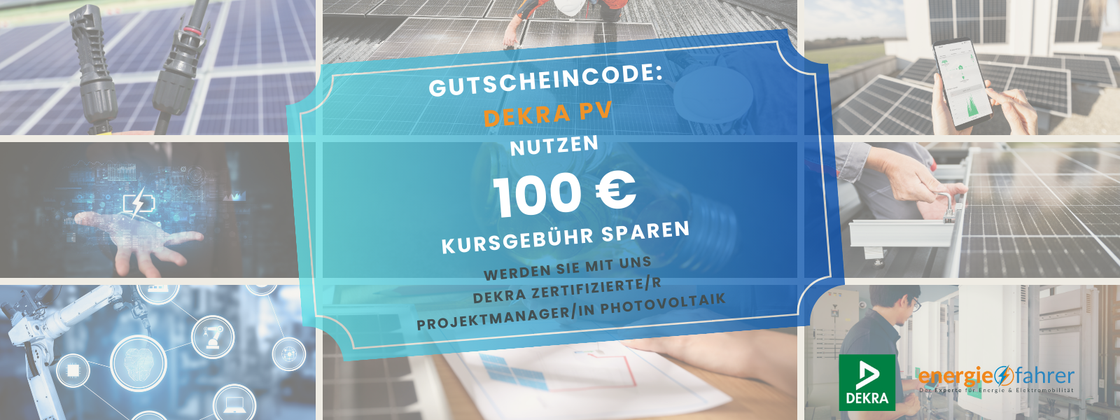Werden Sie mit uns: DEKRA zertifizierte/r Projektmanager/in Photovoltaik