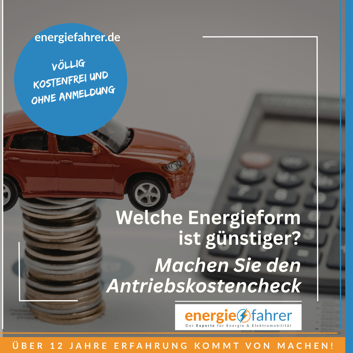 Antriebskosten Diesel, Benzin, Plug-in Hybrid, Elektroantrieb oder Wasserstoff. Machen Sie den Kostencheck