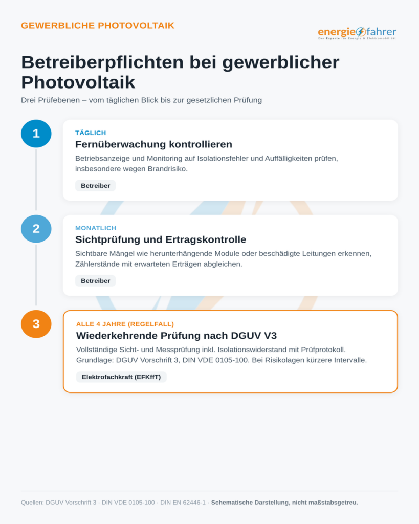 Photovoltaik Prüfpflicht Unternehmen: Fristen im Überblick